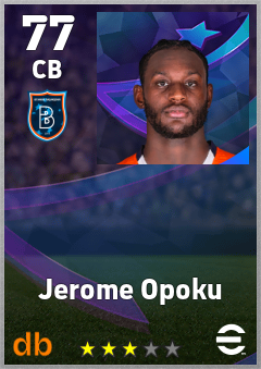 Jerome Opoku — CB, OVR 77, MAX 77