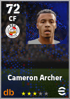Cameron Archer eFootball player card