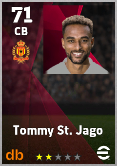 Tommy St. Jago — CB, OVR 71, MAX 71