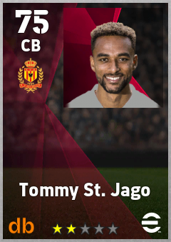 Tommy St. Jago — CB, OVR 75, MAX 75