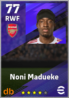 Noni Madueke eFootball player card