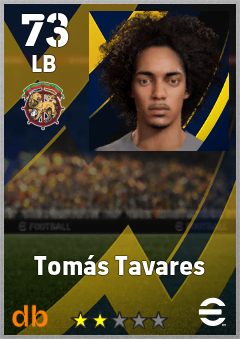 Tomás Tavares — LB, OVR 73, MAX 73