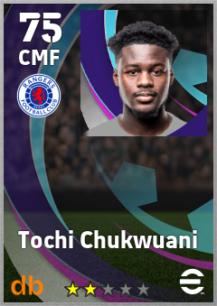 Tochi Chukwuani — CMF, OVR 75, MAX 75