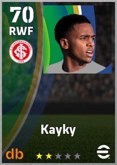 Kayky — RWF, OVR 70, MAX 70