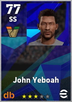 John Yeboah eFootball player card