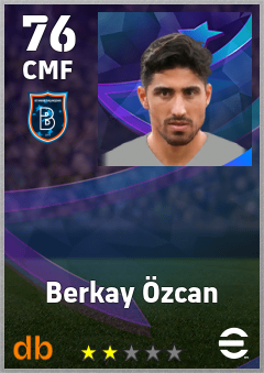 Berkay Özcan — CMF, OVR 76, MAX 76