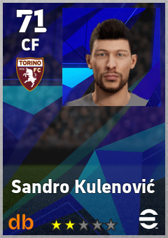 Sandro Kulenović — CF, OVR 71, MAX 71