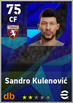 Sandro Kulenović — CF, OVR 75, MAX 75