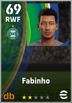 Fabinho — RWF, OVR 69, MAX 69