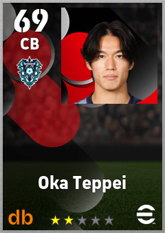 Oka Teppei eFootball player card