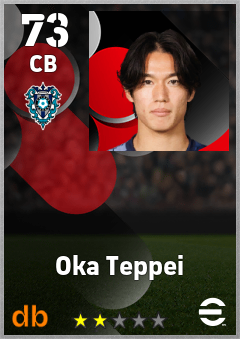 Oka Teppei — CB, OVR 73, MAX 73