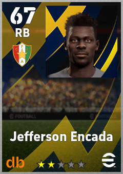 Jefferson Encada — RB, OVR 67, MAX 67