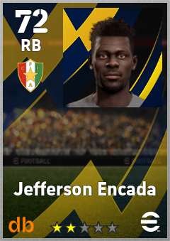 Jefferson Encada — RB, OVR 72, MAX 72