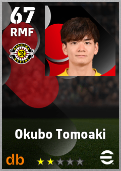 Okubo Tomoaki eFootball player card