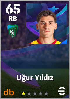 Uğur Yıldız — RB, OVR 65, MAX 65
