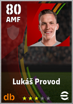 Lukáš Provod eFootball player card