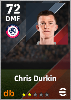 Chris Durkin — DMF, OVR 72, MAX 72