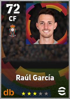Raúl García eFootball player card