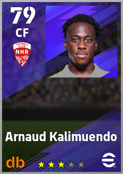 Arnaud Kalimuendo — CF, OVR 79, MAX 79