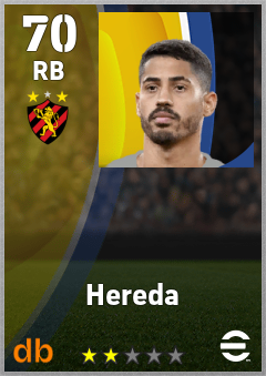Hereda — RB, OVR 70, MAX 70