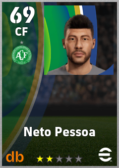 Neto Pessoa — CF, OVR 69, MAX 69
