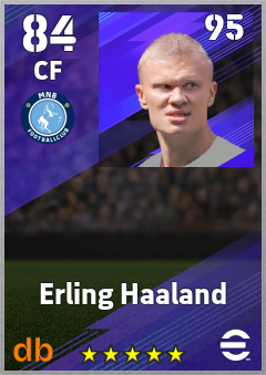 Erling Haaland eFootball player card
