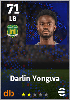 Darlin Yongwa — LB, OVR 71, MAX 71