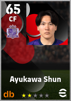 Ayukawa Shun eFootball player card