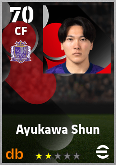 Ayukawa Shun eFootball player card