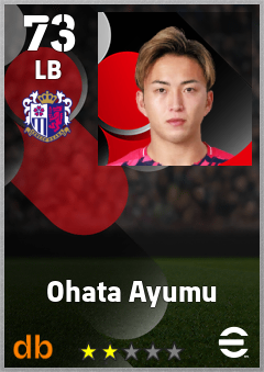 Ohata Ayumu — LB, OVR 73, MAX 73