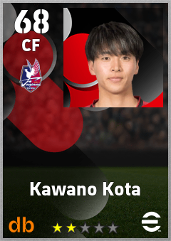 Kawano Kota — CF, OVR 68, MAX 68