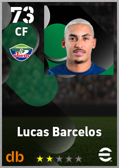 Lucas Barcelos — CF, OVR 73, MAX 73