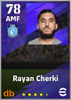 Rayan Cherki eFootball player card