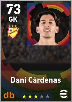 Dani Cárdenas eFootball player card