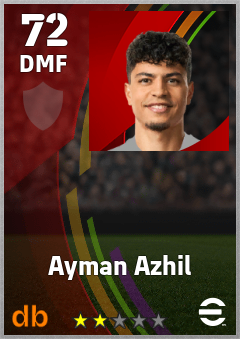 Ayman Azhil — DMF, OVR 72, MAX 72