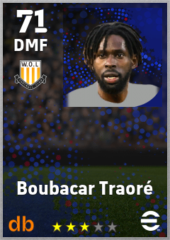 Boubacar Traoré eFootball player card