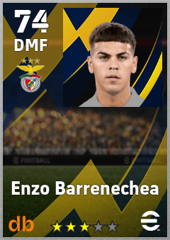 Enzo Barrenechea eFootball player card