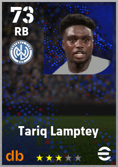 Tariq Lamptey — RB, OVR 73, MAX 73