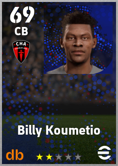 Billy Koumetio — CB, OVR 69, MAX 69