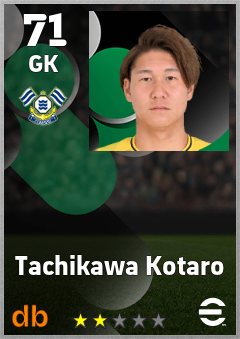 Tachikawa Kotaro eFootball player card