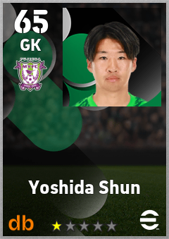 Yoshida Shun eFootball player card