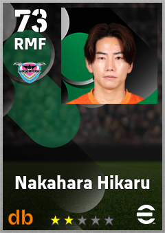 Nakahara Hikaru — RMF, OVR 73, MAX 73