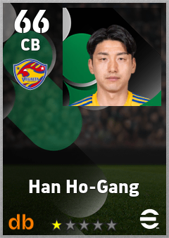 Han Ho-Gang — CB, OVR 66, MAX 66