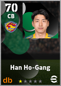 Han Ho-Gang — CB, OVR 70, MAX 70