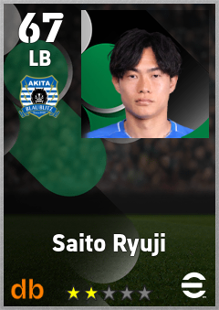 Saito Ryuji eFootball player card