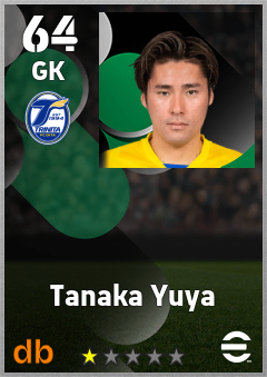 Tanaka Yuya — GK, OVR 64, MAX 64
