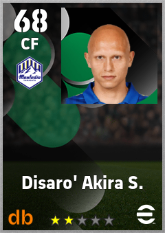 Disaro' Akira S. — CF, OVR 68, MAX 68