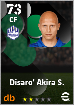 Disaro' Akira S. — CF, OVR 73, MAX 73