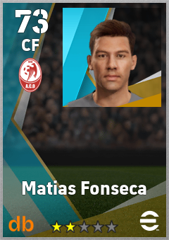Matias Fonseca — CF, OVR 73, MAX 73