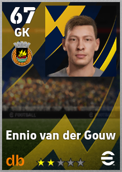 Ennio van der Gouw — GK, OVR 67, MAX 67